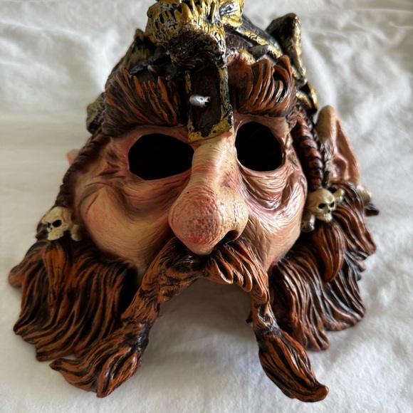 Lord of the Rings Gimli Dwarf Mask — Disguise ©2003 — Adult Latex —Vintage LOTR - Picture 2 of 4